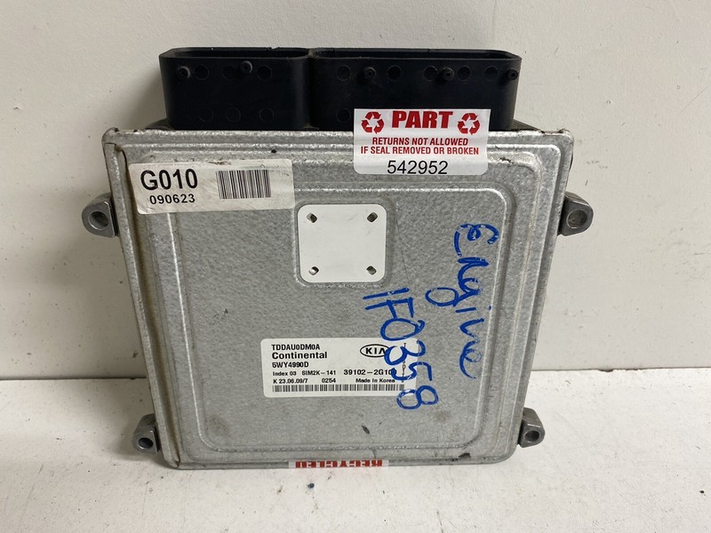 2010 Kia Forte 2.0 Auto CAL 4 Spd Engine Computer Control Module Ecu Ecm Pcu Pcm