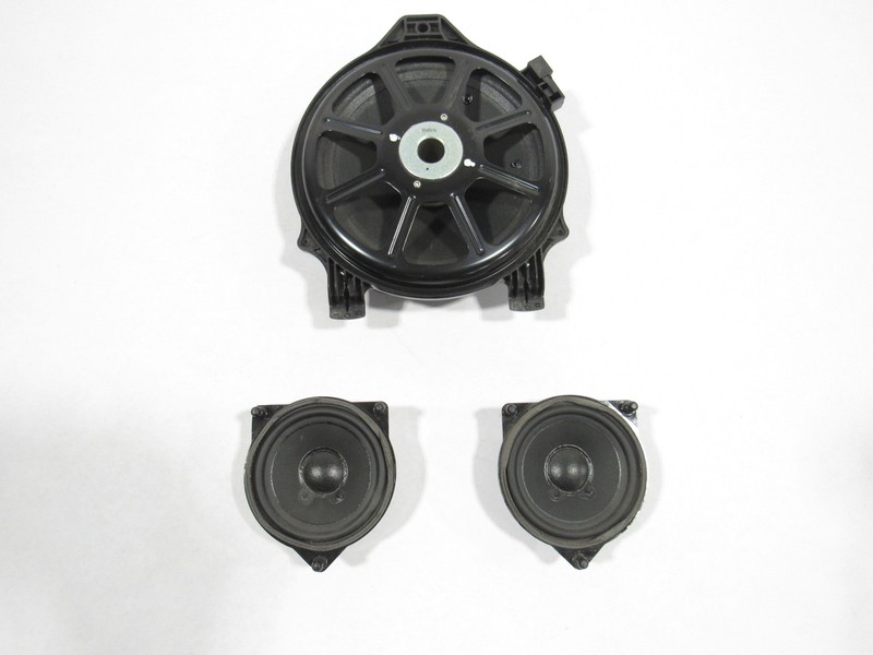 14-17 Mercedes S550 W222 2015 Front Audio Sound Speaker Subwoofer Set 3 Pcs |:O