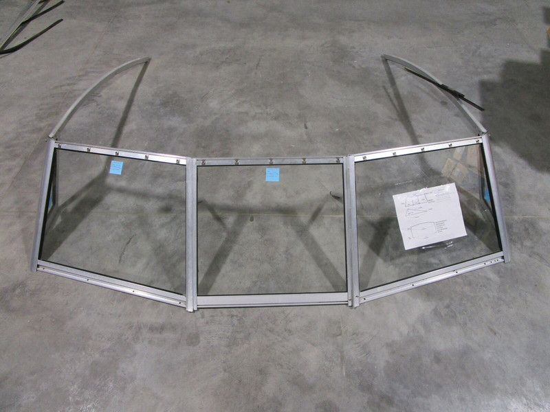 1991 Larson All American 190 19' Boat Marine Walk Through Windshield 77.5" Wide