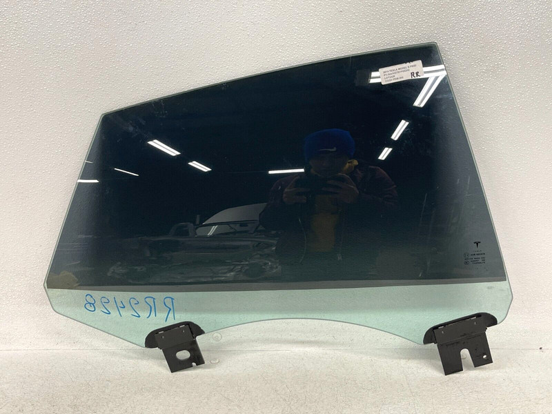 ⭐2012-2020 TESLA MODEL S REAR RIGHT PASS DOOR WINDOW GLASS PANEL OEM LOT2428