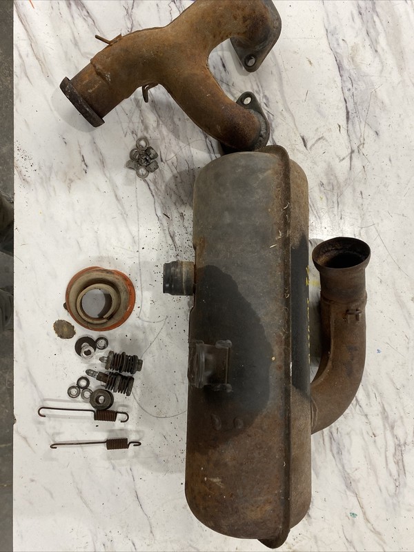 1972 71 Vintage Yamaha Gp433 1972 SW433b Exhaust muffler