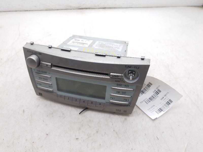 07-09 TOYOTA CAMRY HYBRID RADIO/STEREO RECEIVER UNIT ASSEMBLY