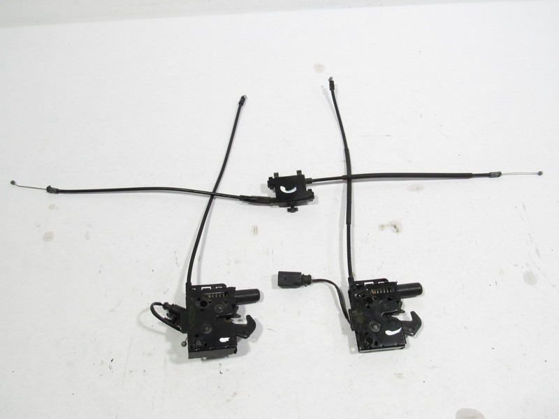 16-23 Audi TT 2019 Front Left Right Hood Bonnet Lock Latch Actuator Set ;
