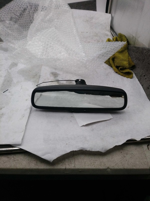 2008 Ford F150 Pickup OEM White Interior Rear View Mirror - Used, 121K Miles