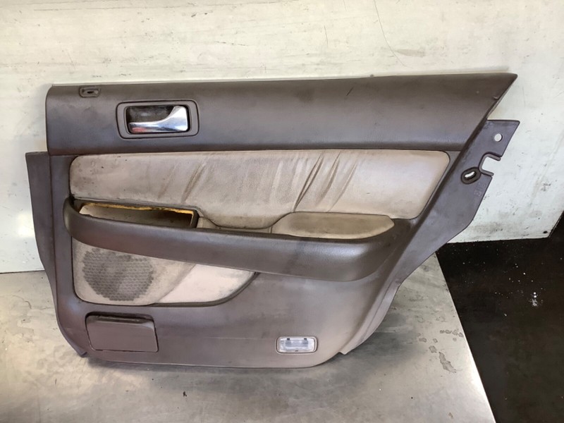 96-98 Acura RL Right side Front Door trim, panel Leather, Taupe Used OEM