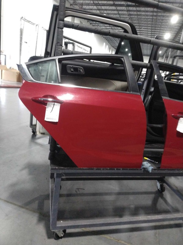 2015 KIA Forte Rear Right Door RED 416284 Used 124K Miles OEM Quality