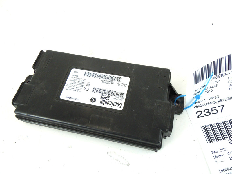 2016 16 Dodge Challenger Keyless Entry Control Module OEM 68283454AB