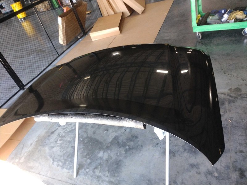 2017 Nissan Armada Hood Panel Black OEM Good Condition 4DR SUV F510M1LBMA