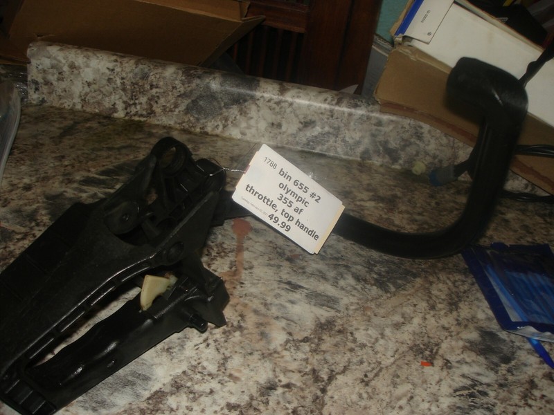 Olympyk 355 afthrottle top handlechainsaw part only bin 655 #2 olympic