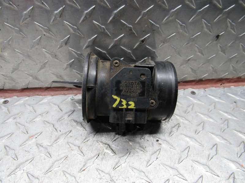99-02 TOYOTA 4RUNNER MASS AIR FLOW METER ASSEMBLY 6CYL 5VZFE ENGINE 22204-21010