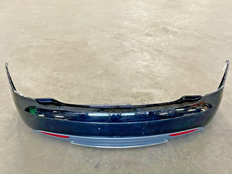 ⭐2012-2015 TESLA MODEL S COMPLETE REAR BUMPER COVER PANEL W/PDC BLACK OEM LOT2TP