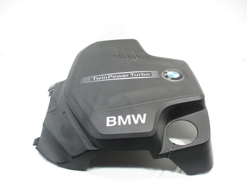 2014 BMW 320I ENGINE COVER BLACK SILVER LETTERS TWIN TURBO 2.0L 56K 43937