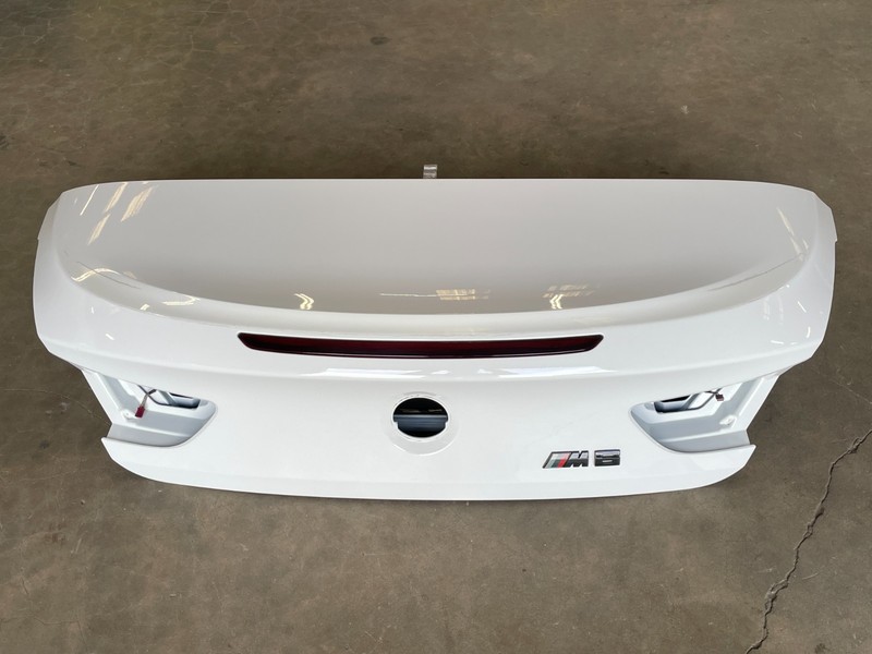 13 14 15 F12 BMW M6 Convertible Rear Trunk Lid Deck Shell Panel White OEM 1660