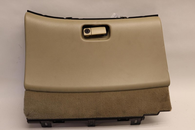 2002-2006 INFINITI Q45 DASH GLOVE BOX STORAGE COMPARTMENT TAN W/ SWITCH OEM