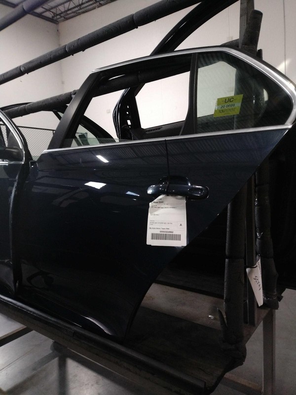 2009 Volkswagen Jetta Left Rear Door Blue OEM Good Condition 129K Miles