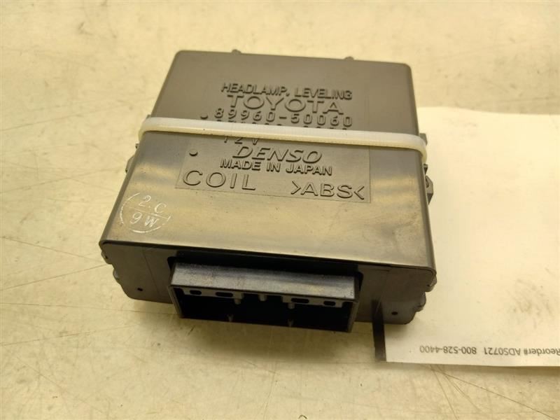 01-04 LEXUS LS430 4.3L CHASSIS ECM HEADLAMP LEVELING CONTROL MODULE ASSEMBLY