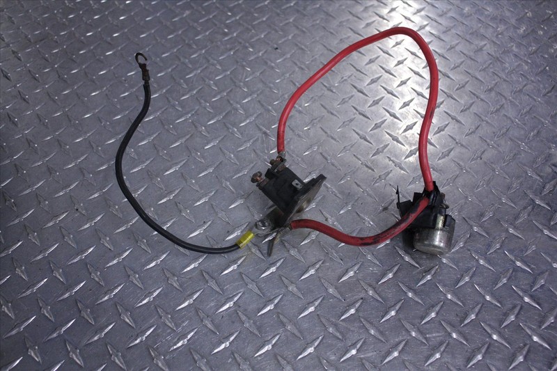1981 HONDA GOLD WING GL 1100 STARTER RELAY SOLENOID W/CABLES OEM GL1100 81