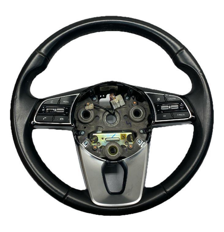 Kia Optima steering wheel 2019 to 2020 black color leather assy OEM 56100D5FB0WK