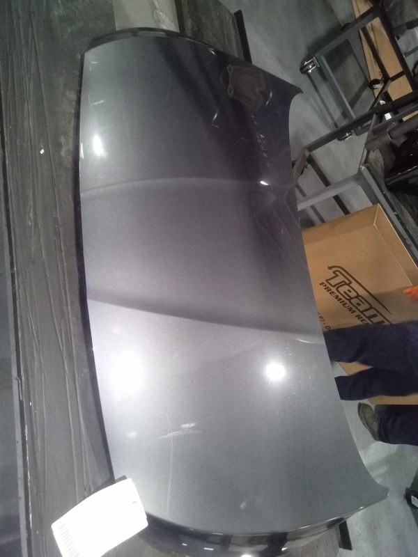2012 Hyundai Accent OEM Grey Hood Panel, Used, 664001R110, 664001R120