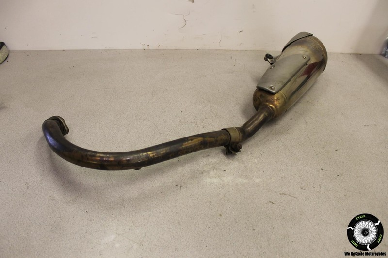 2003 BMW F650CS FULL EXHAUST SYSTEM HEADERS HEADER PIPE MUFFLER F 650 CS 03