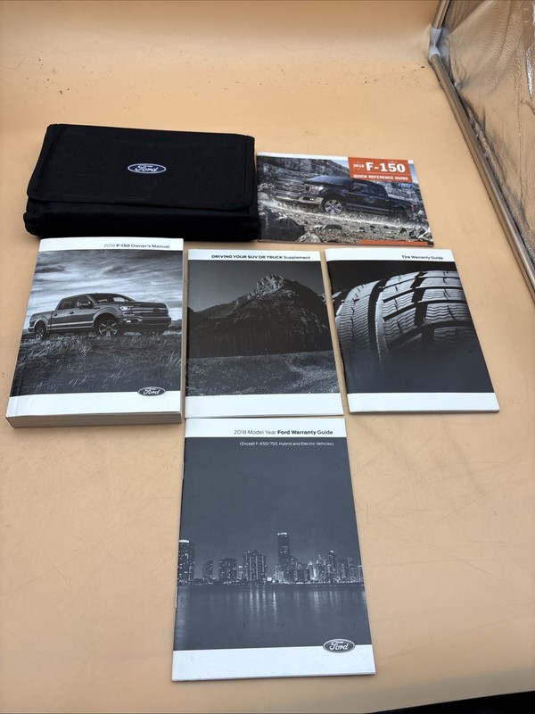 2019 FORD F-150 OWNERS MANUAL Quick reference guide with case included