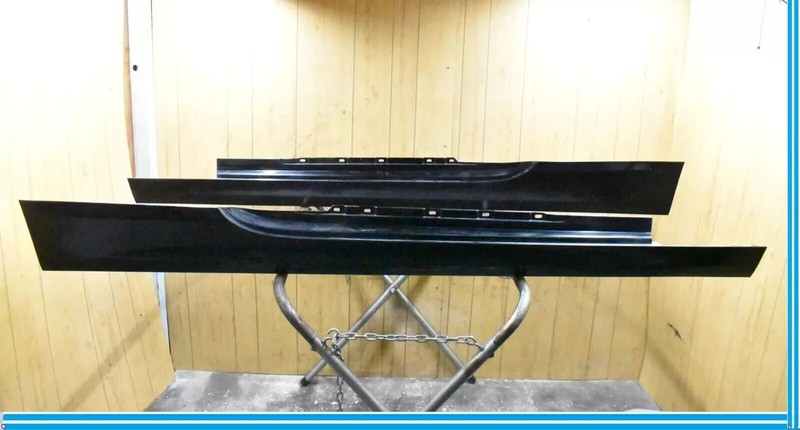12-16 BMW 650xi Left & Right Rocker Skirt Panel Molding Trim Black Set of 2 OEM
