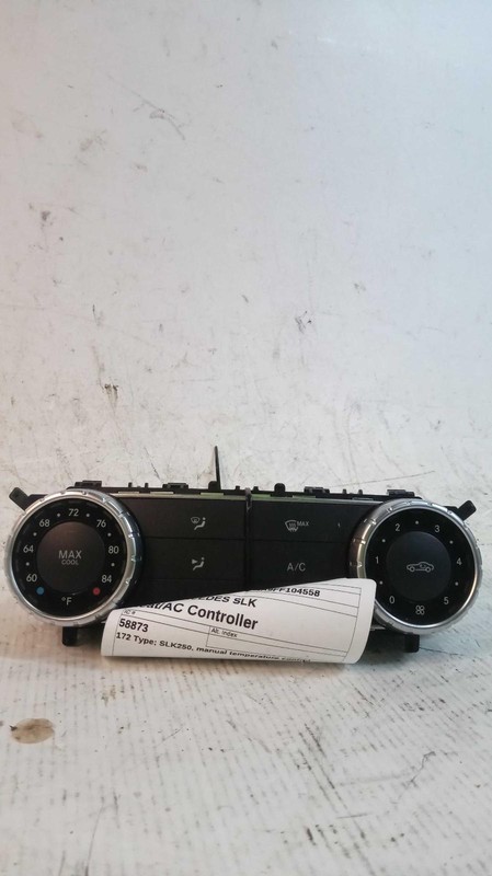2015 Mercedes-Benz SLK A/C Selector Switch OEM Grey 77000 Mi Warranty