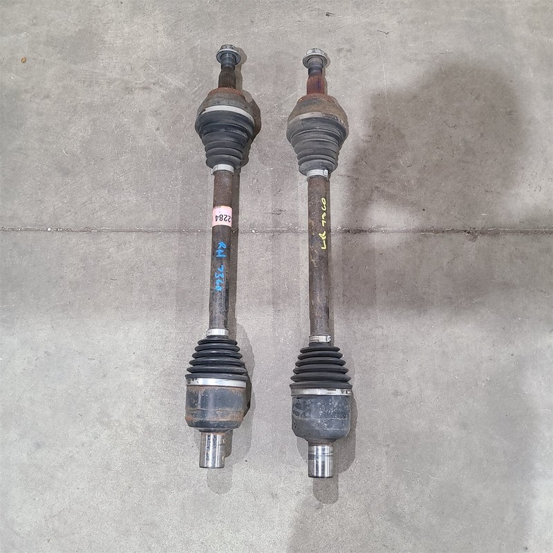 09-13 Corvette C6 Axle Shaft Shafts Pair Auto Base 55k Aa7360