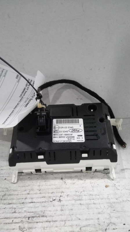 2015 Ford Fiesta Infotainment Display OEM Black 114k Miles NJ25-20769-505451