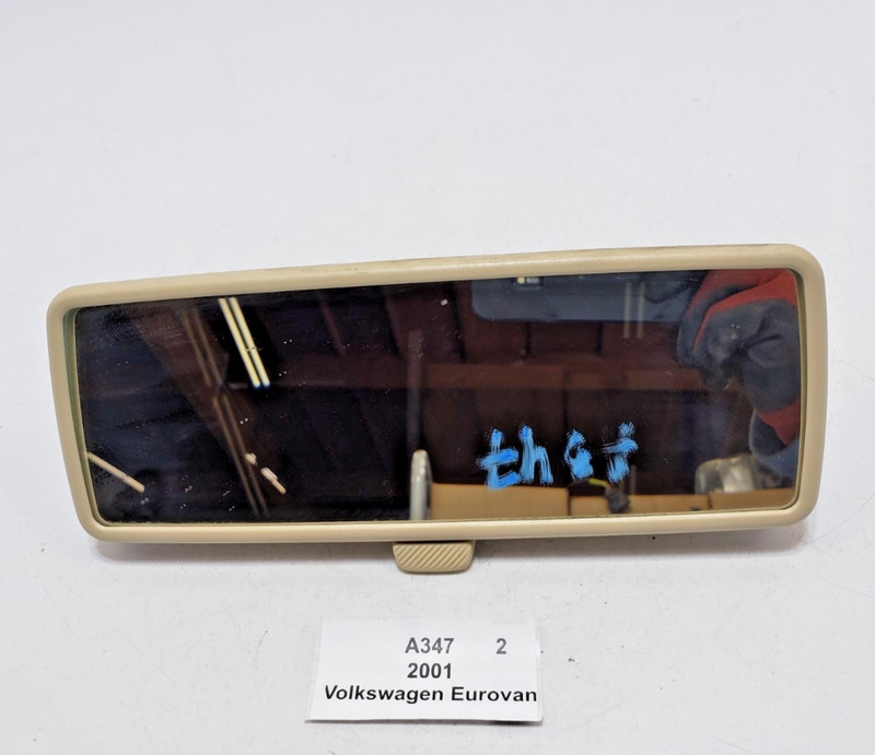 ✅ 99-03 OEM Volkswagen Eurovan GLS Front Interior Rear View Mirror Beige