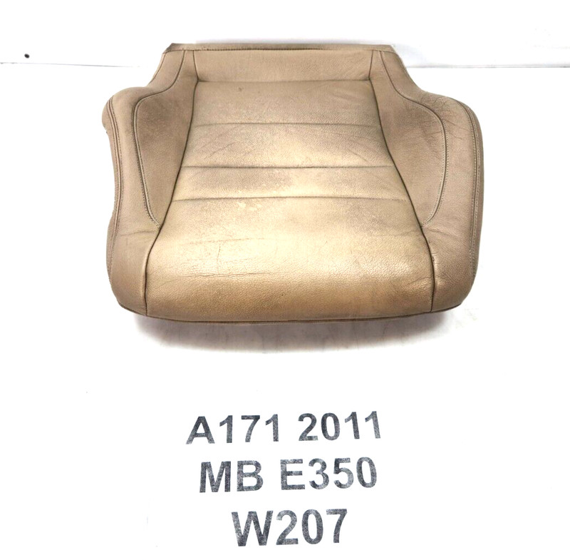 ✅ 11-17 OEM Mercedes A207 E350 E550 Front Left Lower Bottom Seat Cushion Beige *