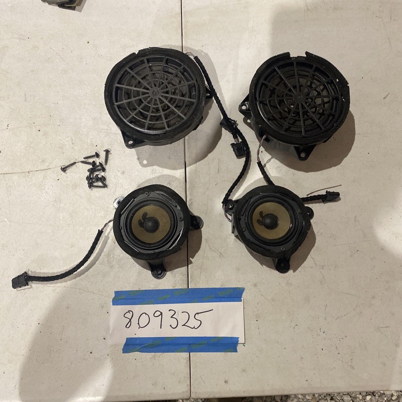 03-09 Mercedes W209 CLK500 C320 Complete Door Audio Sound Speaker Set Assembly