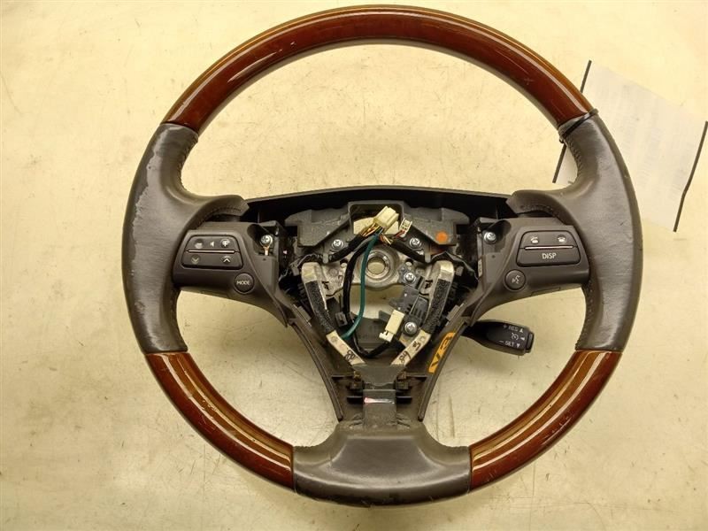 2008 LEXUS GS450H WOODGRAIN HANDLE STEERING WHEEL