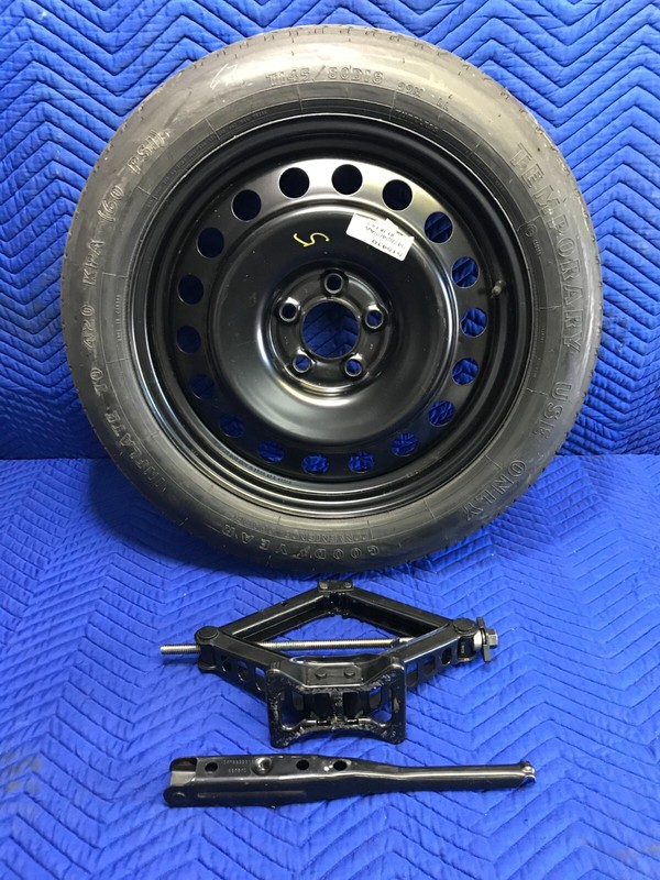 2006 - 2019 Dodge Charger Challenger Spare Tire Kit 7/8 Jack Tool OEM T145/80D18