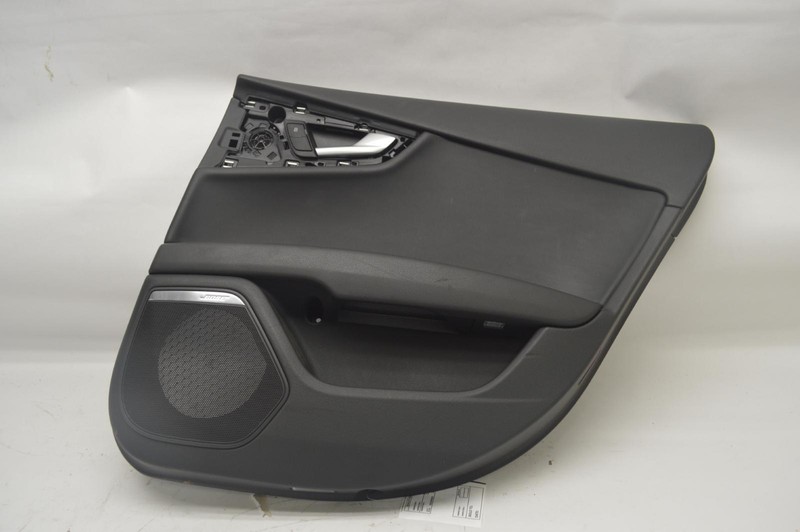 2013-2015 AUDI S7 REAR RIGHT PASSENGER SIDE DOOR PANEL TRIM COVER BLACK OEM