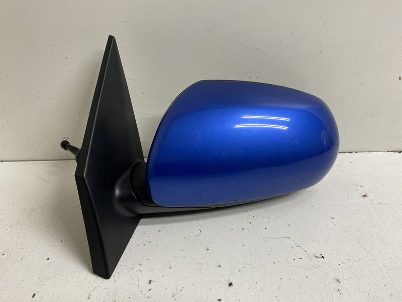 2010-2011 Kia Rio Blue Left Driver Side View Door Mirror Lever Manual Glass Oem