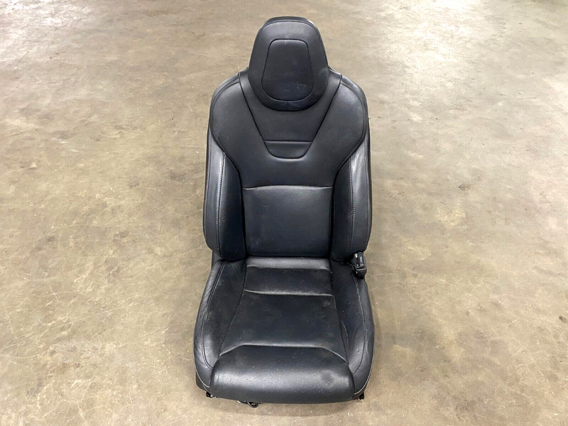 ⭐2016-2021 TESLA MODEL S COMPLETE RIGHT SEAT BLACK ELECTRIC HEADREST OEM LOT2384