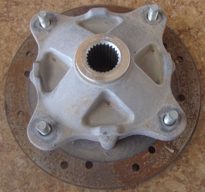 2006 Polaris Sportsman 500 H.O. 4x4 ATV Right Rear Disk Brake Hub Rotor Wheel 05