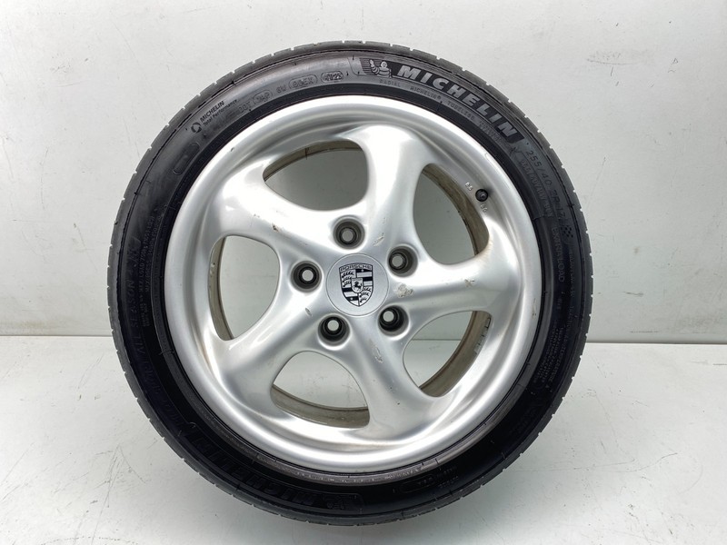 97-05 Porsche Boxster 986 911 17 Inch Factory Rear Wheel Rim w/ Tire 8.5x17 OEM✅