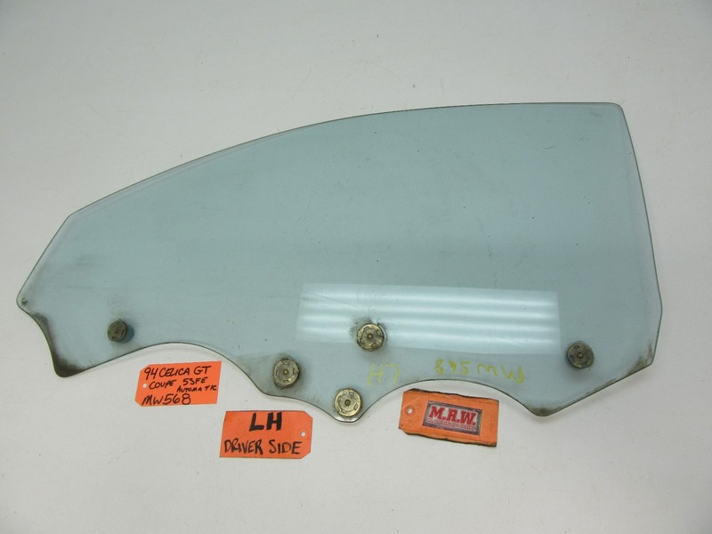 DOOR GLASS WINDOW DRIVER SIDE for 94-99 TOYOTA CELICA COUPE CONVERTIBLE LIFTBACK