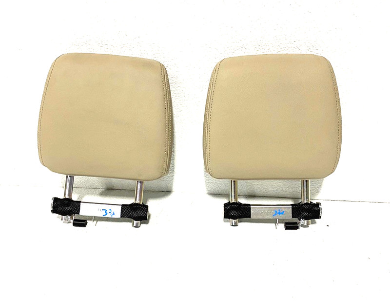 16-19 MAZDA CX-9 REAR 3RD ROW RIGHT/LEFT SEAT HEADRESTS BEIGE SET OEM #A0.35