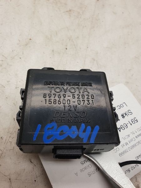 08-11 TOYOTA YARIS 1.5L FWD AT CHASSIS ECM TIRE PRESSURE MONITOR CONTROL MODULE