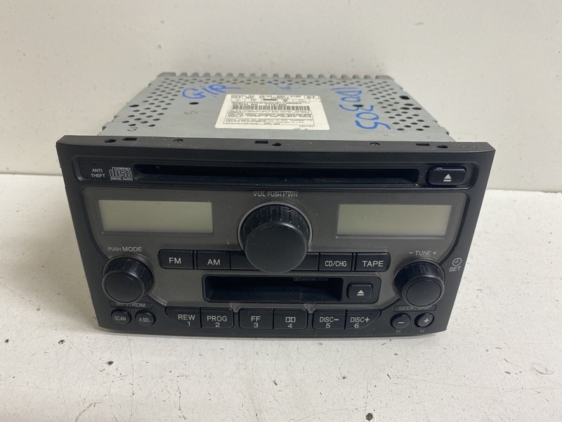 2003-2005 Honda Pilot Radio Stereo CD & Cassette Player 39100-S9V-A100