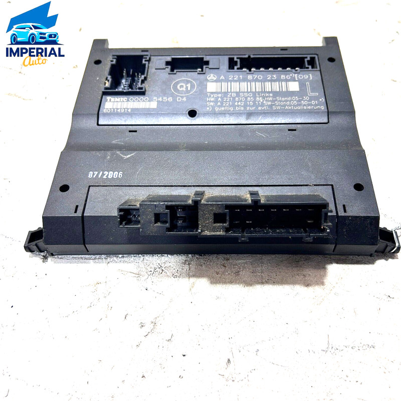 07-13 MERCEDES S600 S550 S63 AMG FRONT DRIVER SIDE UNDER SEAT CONTROL UNIT OEM