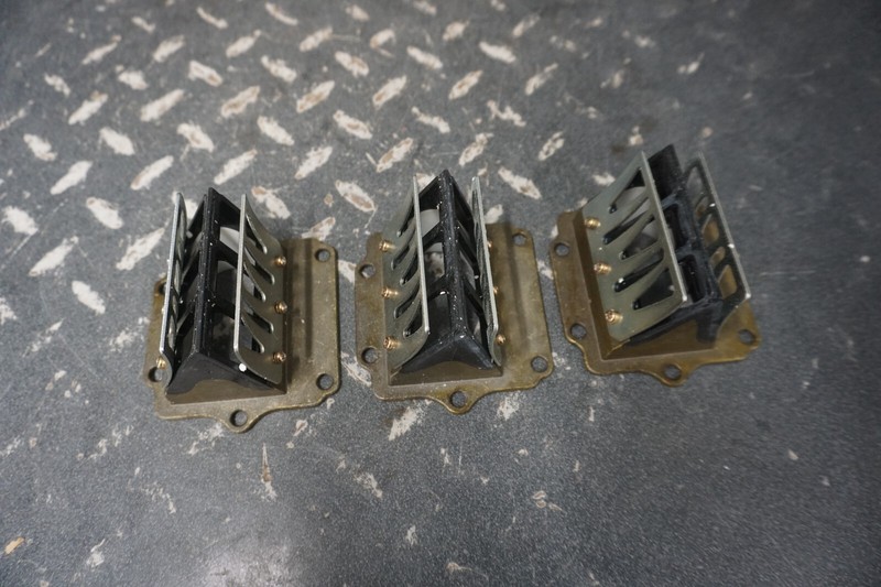 2000 Polaris OEM Pro 785 Reed Valve Cage x3