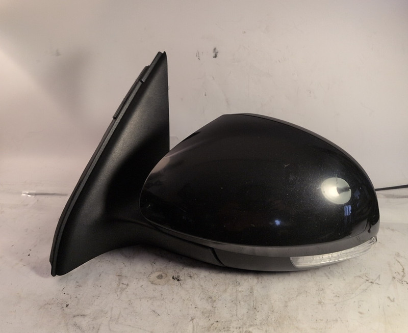 Driver Left Side View Mirror from 2011 Volkswagen Tiguan 5N1857501AF black