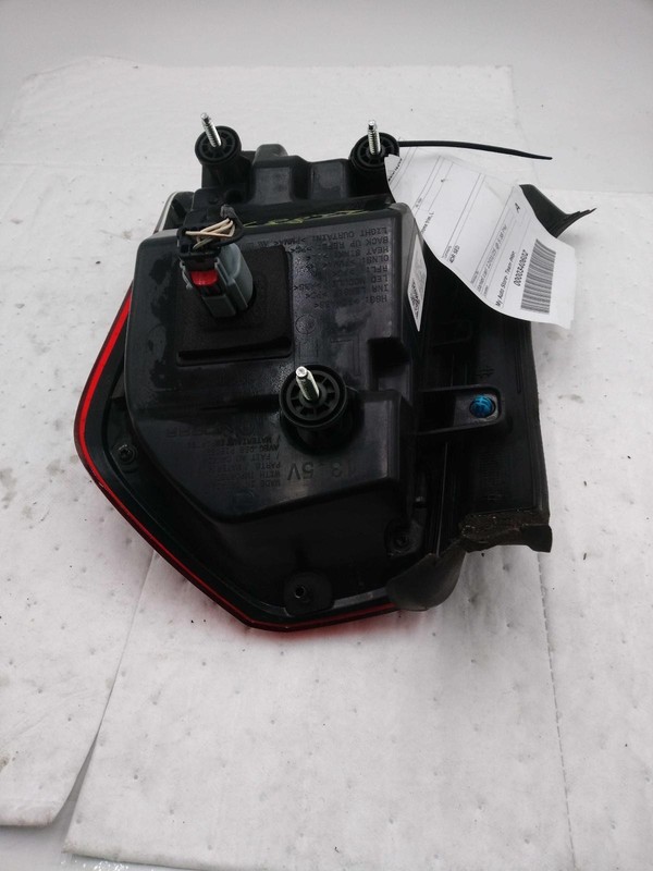 2016 Chrysler 300 Left Tail Light Assembly Black Trim, Used, Scratches