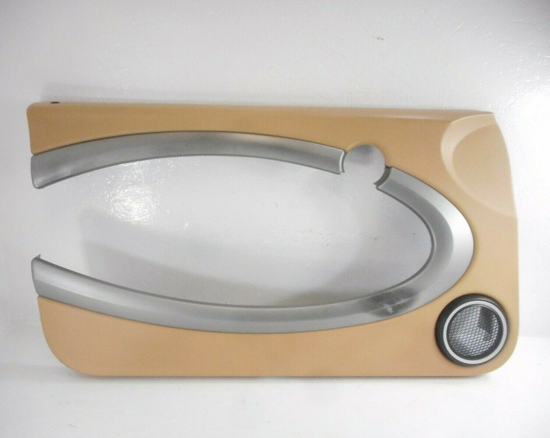 08 Mini Cooper Hatchback Front Driver Left Interior Door Trim Panel OEM Tan