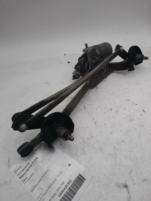 2012 Subaru Impreza Wiper Motor OEM 86510FJ010 128K Mileage Purple