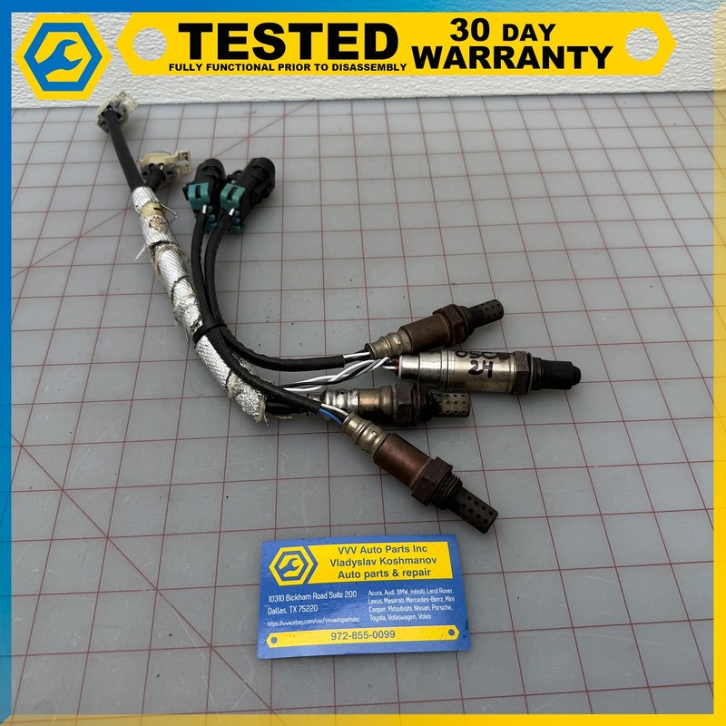 05-13 CHEVROLET CORVETTE C6 O2 OXYGEN SENSOR SET OF 4 OEM